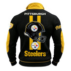 Men’s Pittsburgh Steelers 1/4 Zip Pullover Sweatshirt