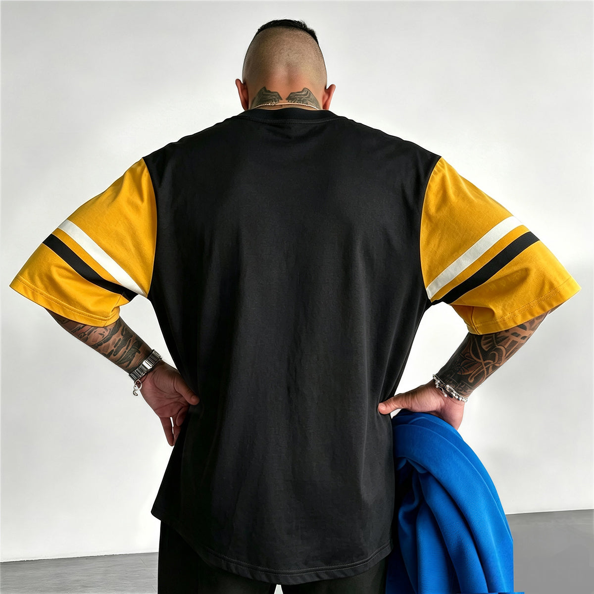 Pittsburgh Steelers Color Block Raglan Printed T-Shirt Secondary image
