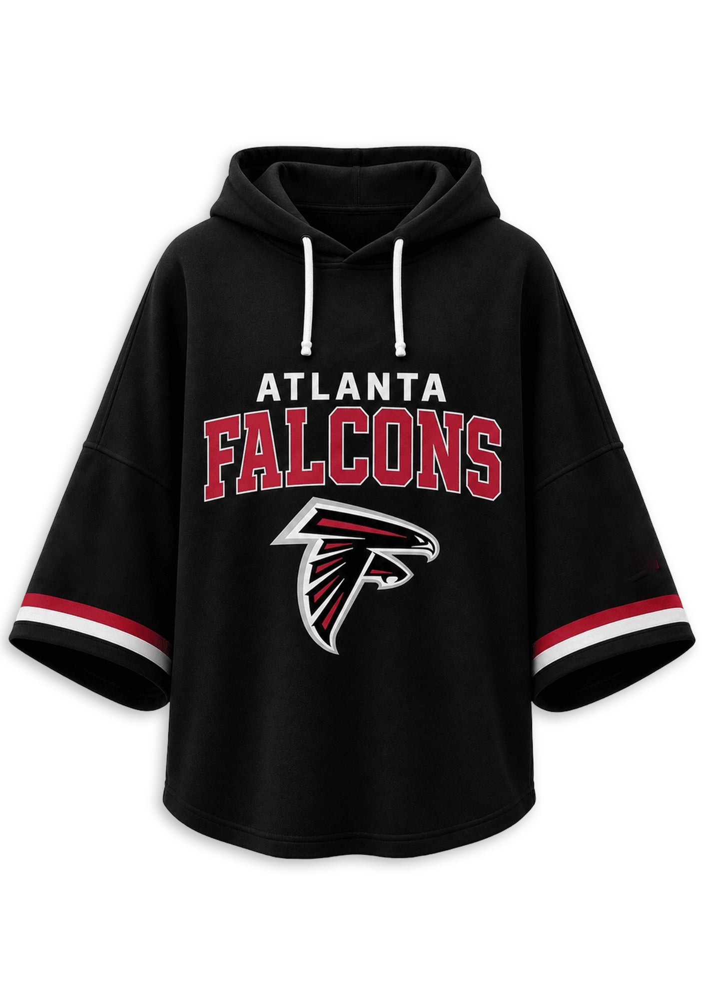 Women’s Atlanta Falcons 3/4 Dolman Sleeve Hoodie Secondary image
