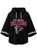 Women’s Atlanta Falcons 3/4 Dolman Sleeve Hoodie