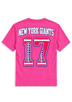 New York Giants Pink Out Tackle Breast Cancer Awareness V-Neck T-Shirt