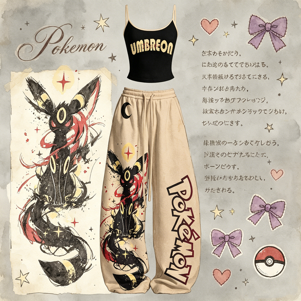 Pokémon Top & Elasticated Trousers Two-Piece Set