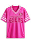 Women San Francisco 49ers Breast Cancer Awareness Pink Football Jersey