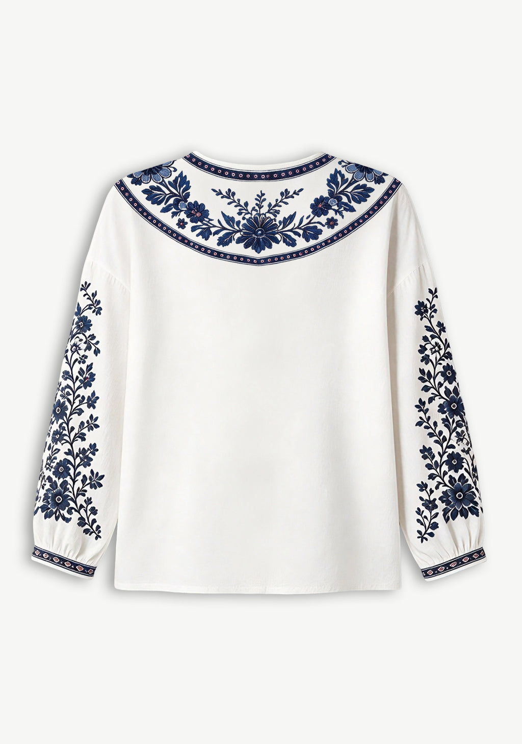 Women Tennessee Titans Floral Printed V-Neck Long Sleeve Shirt