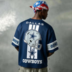 Dallas Cowboys Star & Helmet Graphic Jersey Shirts
