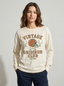 Women's Football Fan Vintage Gridiron Club Helmet Printed Long Sleeve T-Shirt