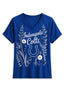 Women's Indianapolis Colts Wildflower Graphic V-Neck Raglan Rolled T-Shirt