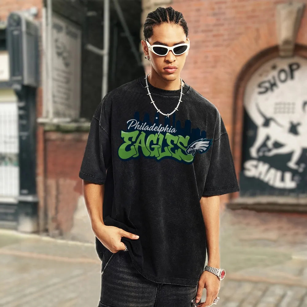Philadelphia Eagles Unisex Vintage Washed T-shirt