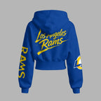 Los Angeles Rams Zip-up hooded jacket and elastic-waist pants set