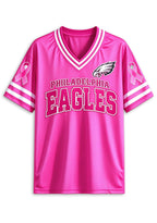 Women Philadelphia Eagles Breast Cancer Awareness Pink Football Jersey