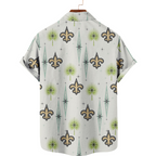 New Orleans Saints Fleur-de-lis Dandelion Hawaiian Shirt