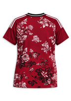 Women's Arizona Cardinals Floral V-Neck T Shirt