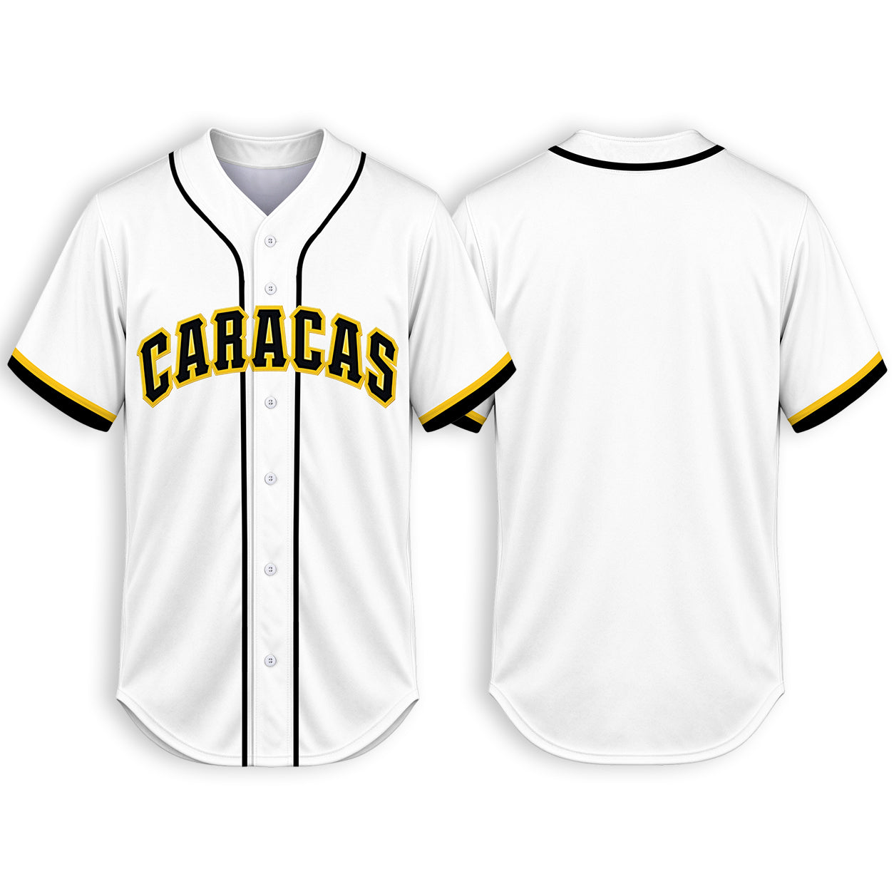 Men’s Caracas Leones Button Down Baseball Shirt Secondary image