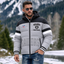 Las Vegas Raiders Hooded Color Block Puffer Jacket  Custom Name Gifts For Fan