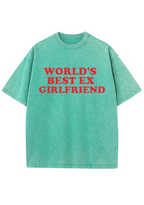 World's Best Ex Girlfriend Y2K Washed Tee
