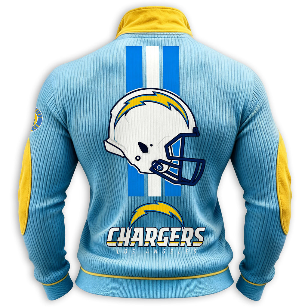 Men’s Los Angeles Chargers 1/4 Zip Pullover Sweatshirt