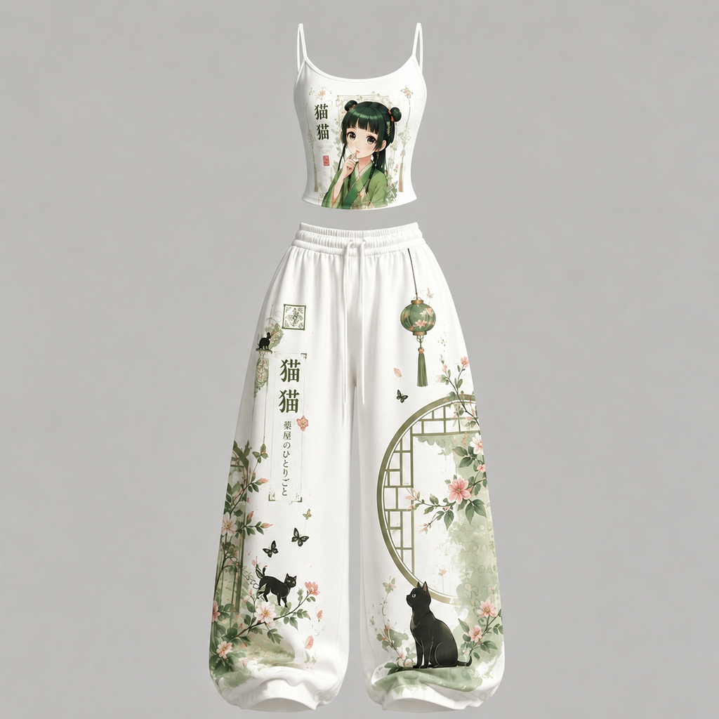The Apothecary Diaries Top & Elasticated Trousers Two-Piece Set
