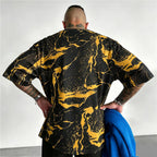 Pittsburgh Steelers Marble Printed T-Shirt