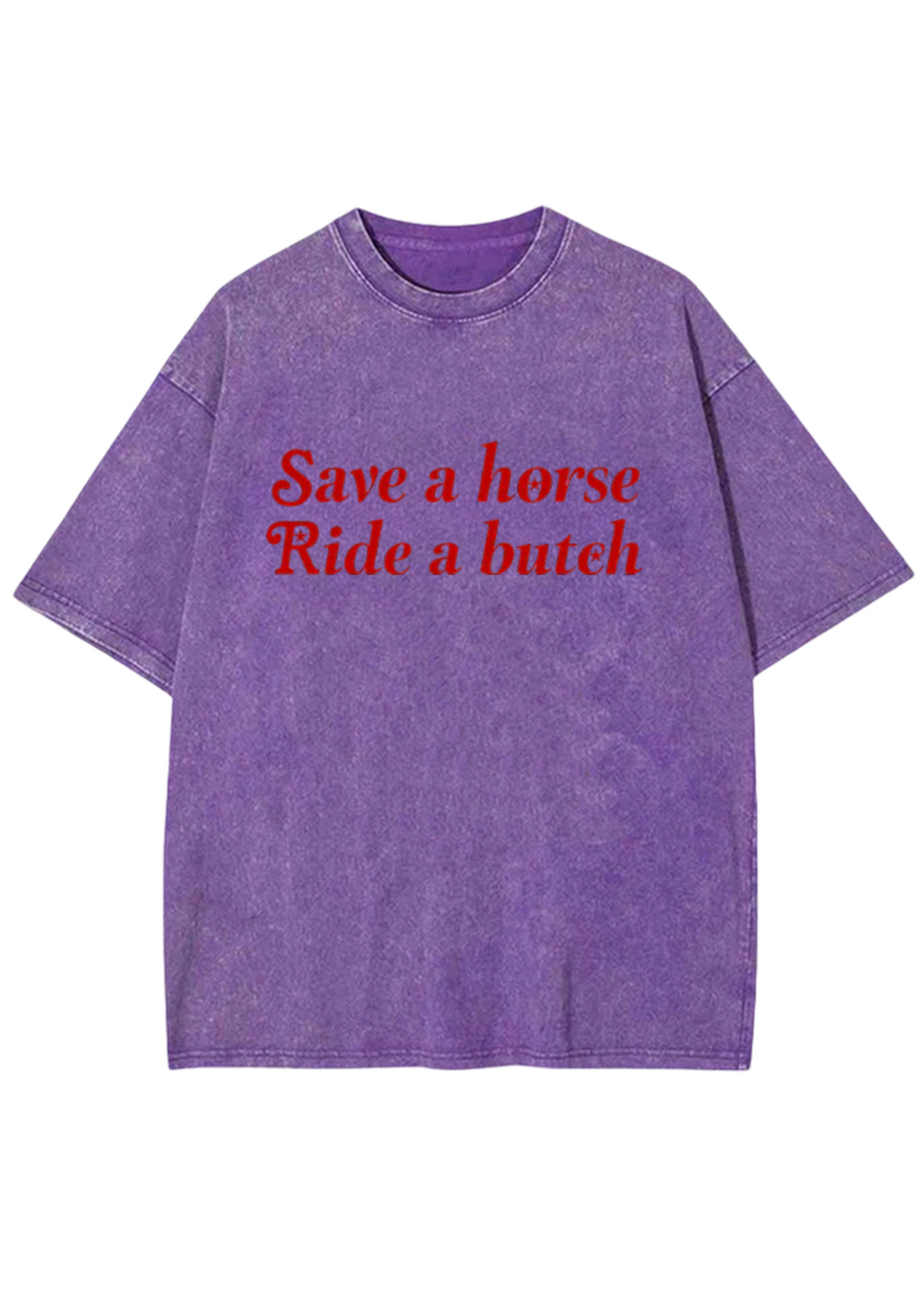 Save a Horse Ride a Bxxch Y2K Washed Tee