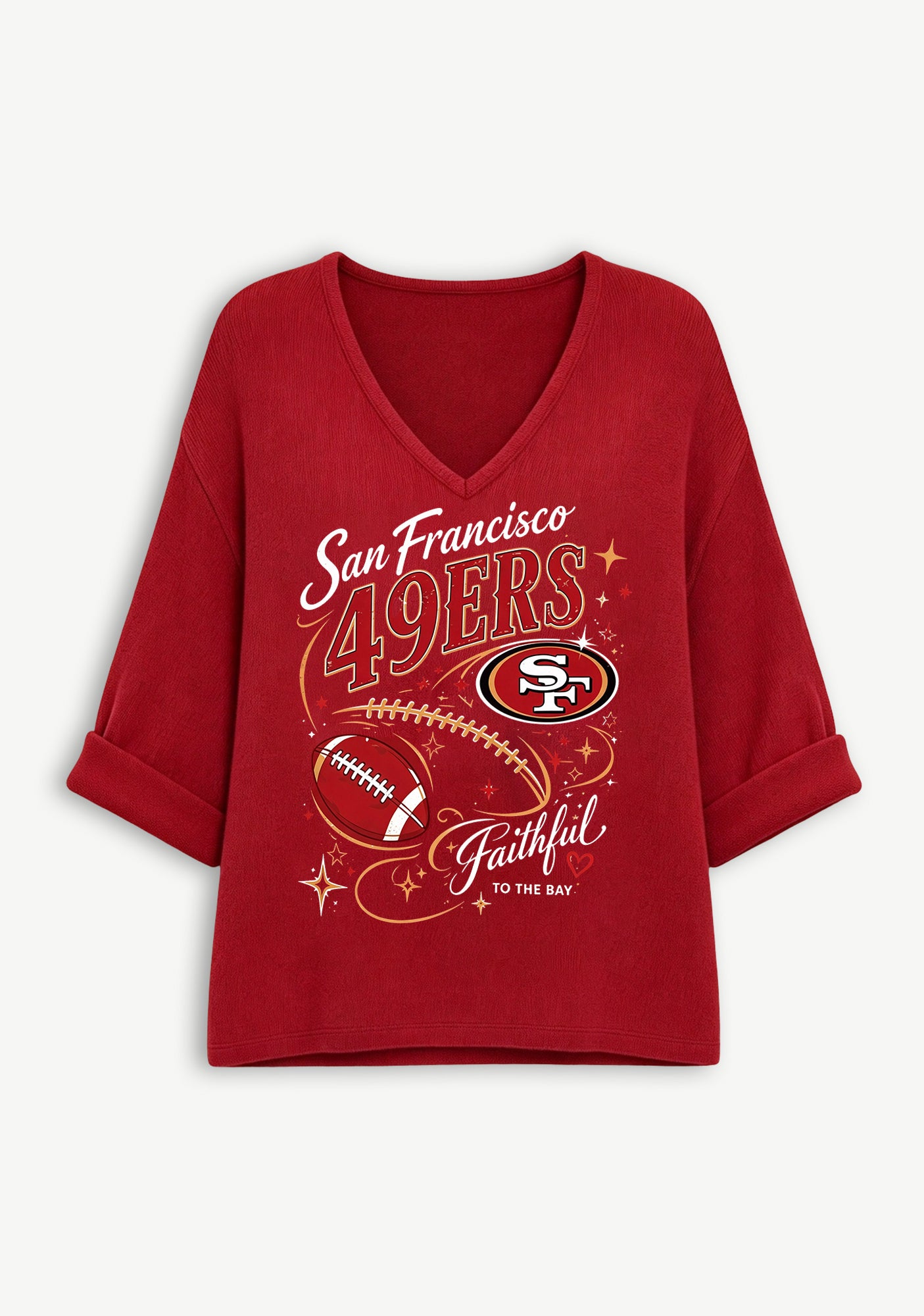 Women San Francisco 49ers Long Sleeve Game Day Shirt Secondary image