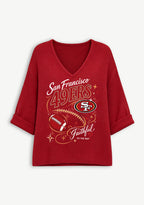 Women San Francisco 49ers Long Sleeve Game Day Shirt