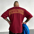 Washington Commanders Vintage Letter Printed T-Shirt
