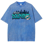 Miami Dolphins Unisex Vintage Washed T-shirt