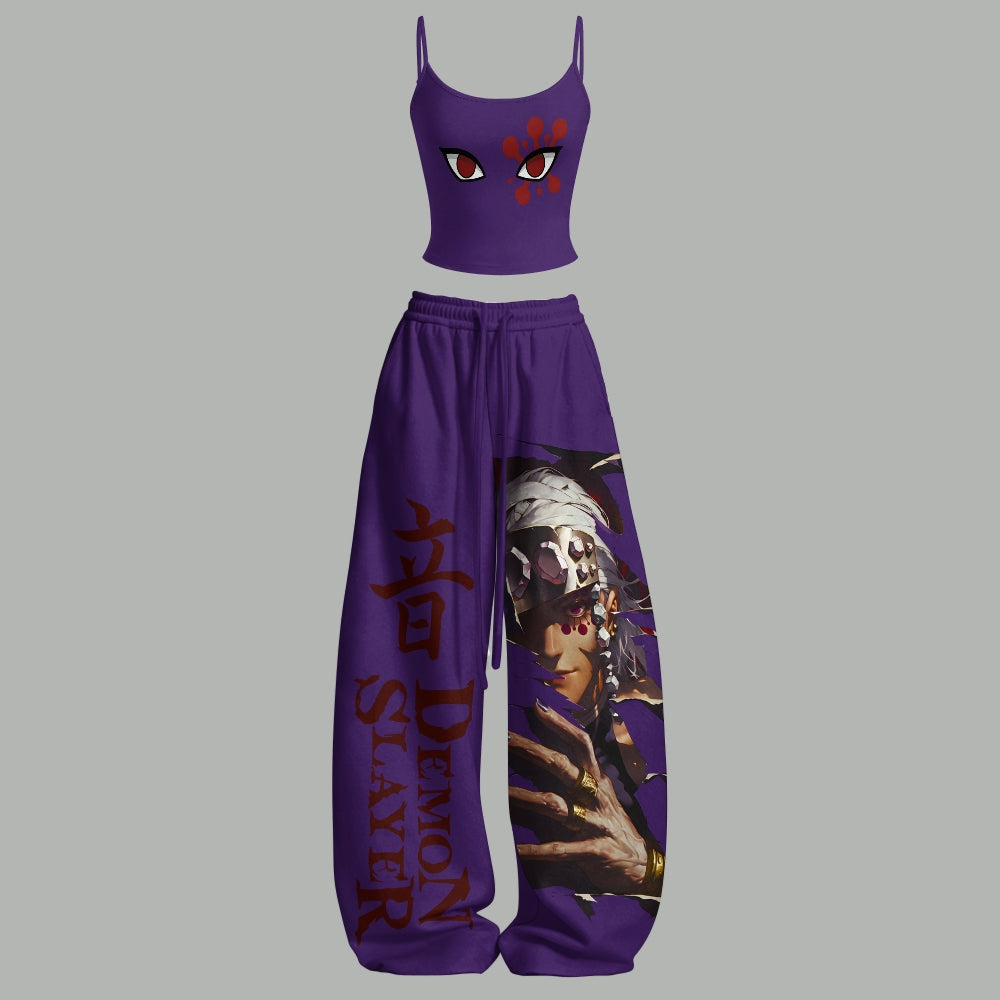 Demon Slayer Top & Elasticated Trousers Two-Piece Set Main image