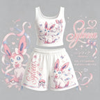 Anime Pokémon Vest and shorts Two-Piece Set