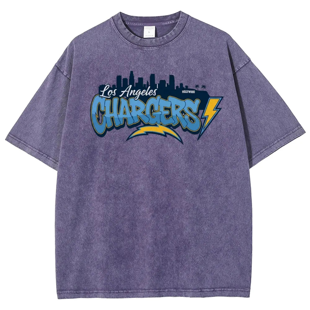 Los Angeles Chargers Unisex Vintage Washed T-shirt