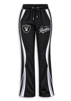 Women's Las Vegas Raiders Crewneck Sweatshirt & Flared Pants 2 Piece Set