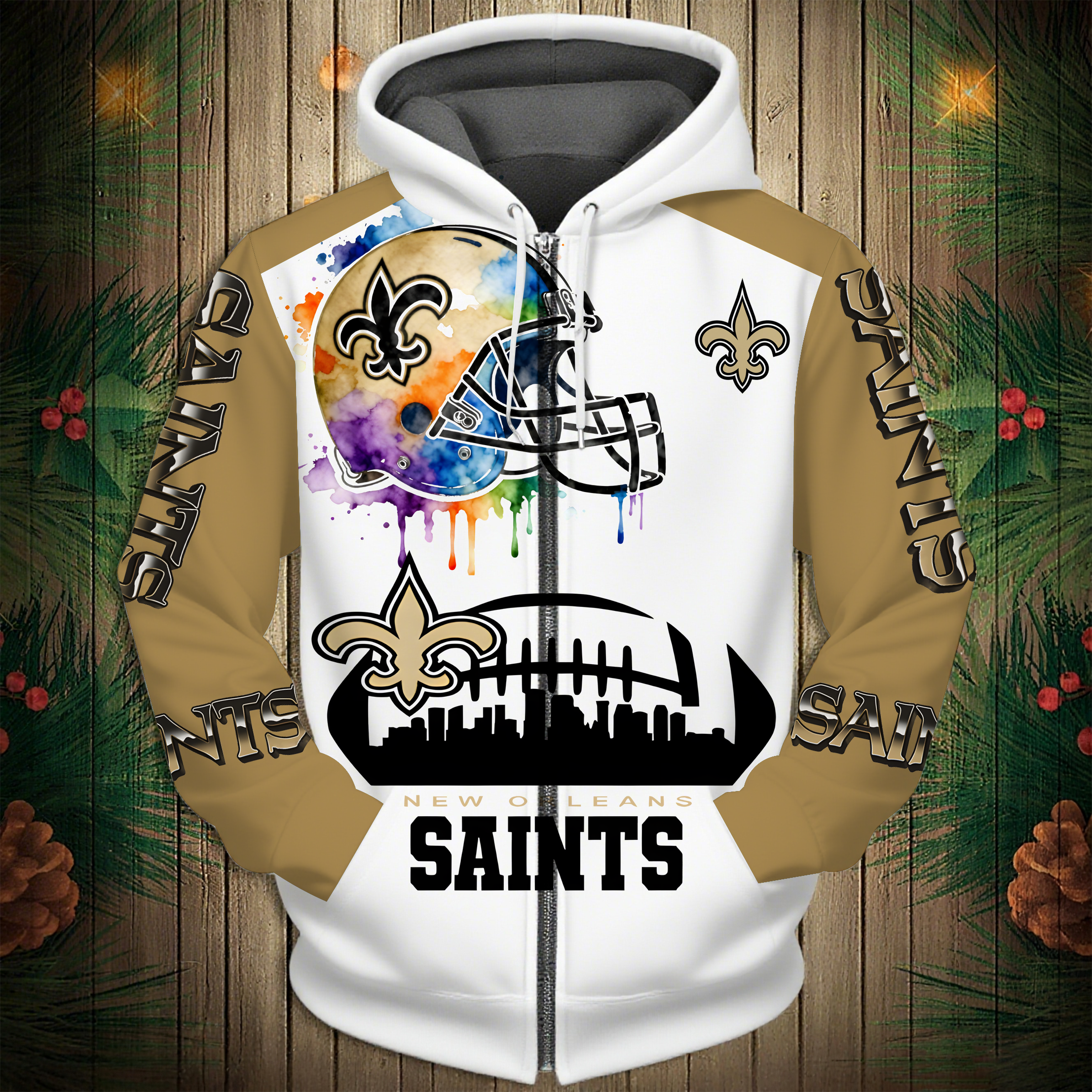 New Orleans Saints 2026 New 3D Graphic Hoodie Main image