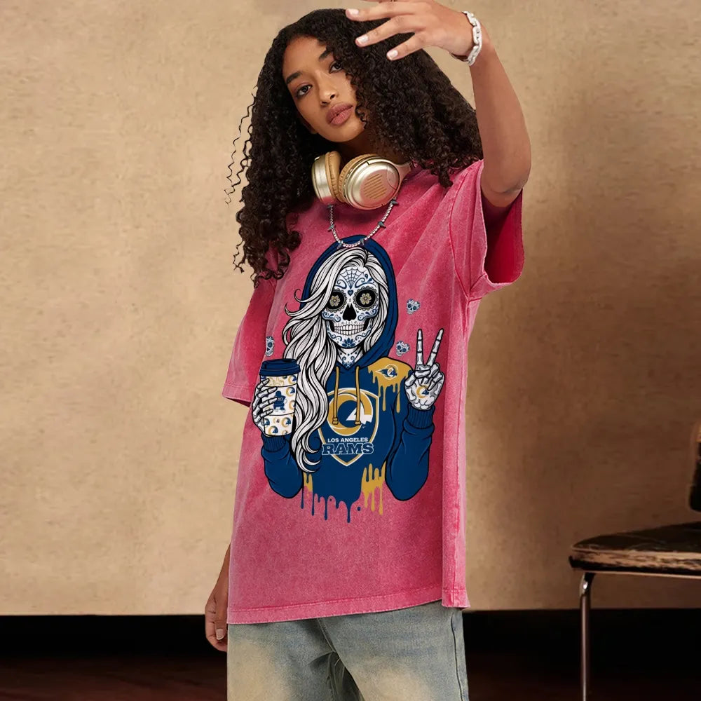Unisex ¡°Los Angeles Rams¡±Vintage Washed Tee