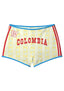 Colombia-Inspired Daisy Print Booty Shorts