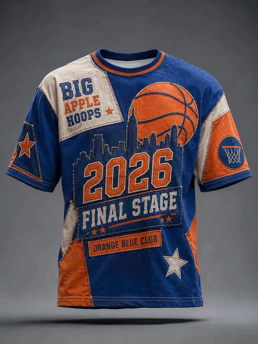 Men's Big Apple Hoops 2026 Final Stage New York T-shirt Main image