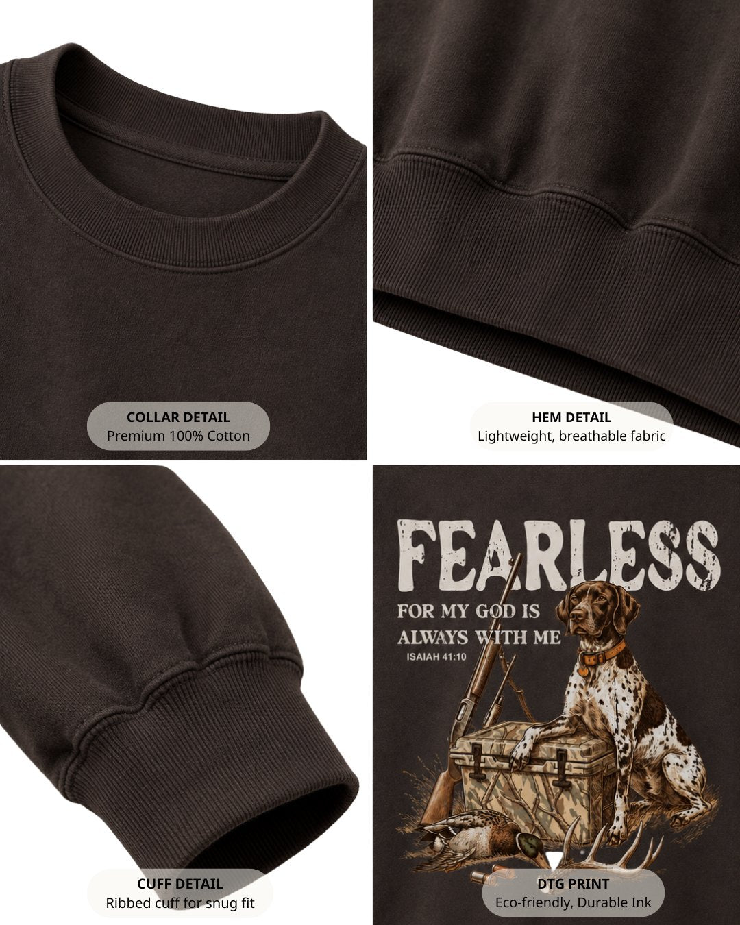 Fearless Christian Hunter Sweatshirt Secondary image