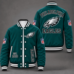 Philadelphia Eagles Dark Green Varsity Jacket