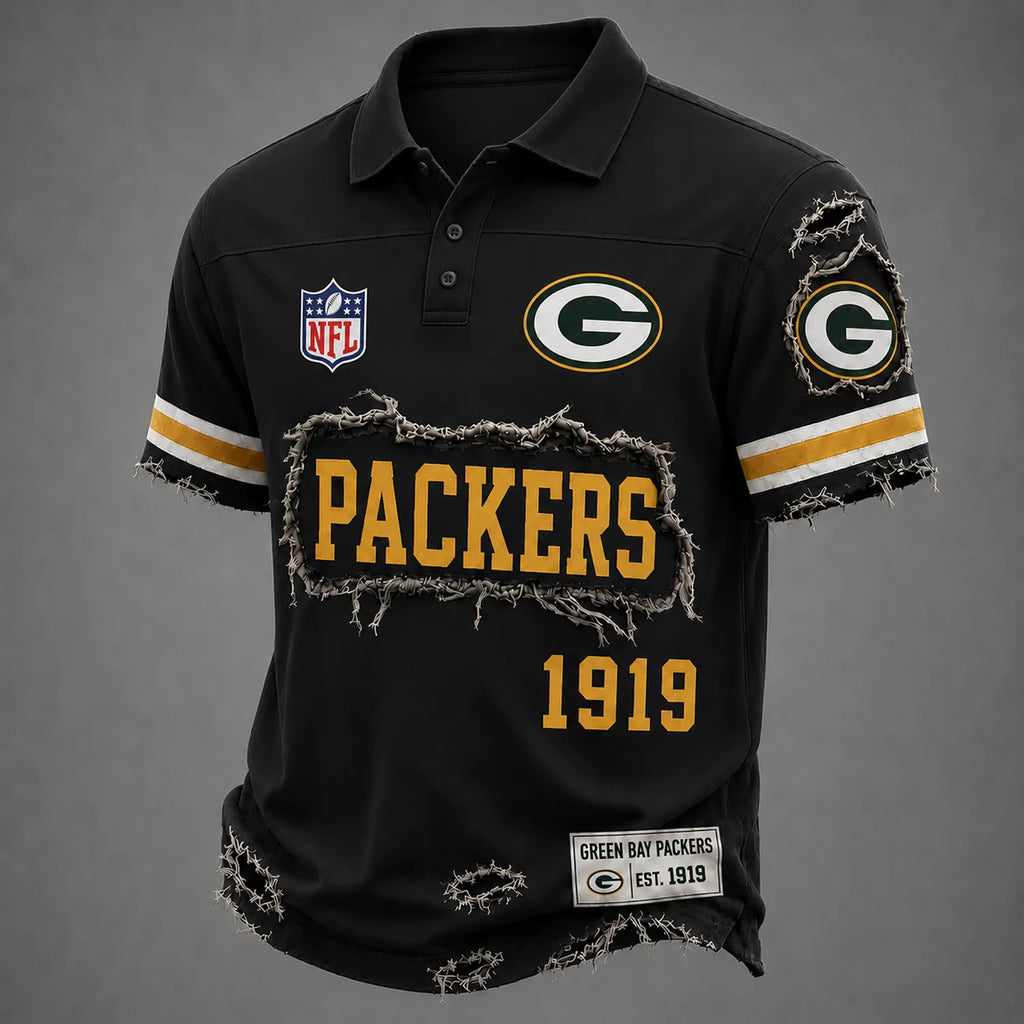 GB x NFL LUXURY V-Neck T-Shirt 3005 DatND DVT