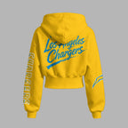 Los Angeles Chargers Zip-up hooded jacket and elastic-waist pants set | NFL