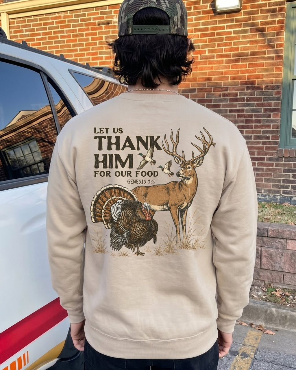 Let Us Thank Him For Our Food SWEATSHIRT