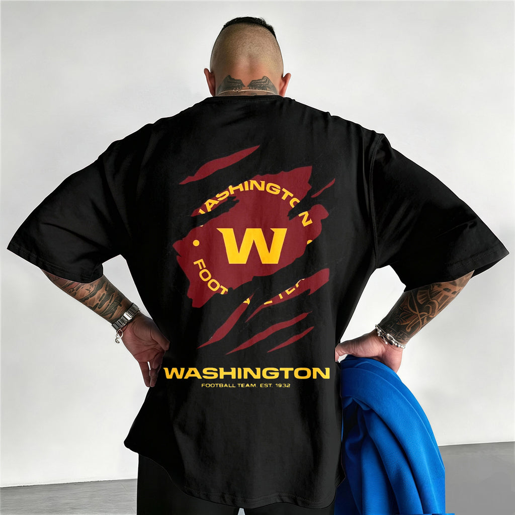 Washington Claw‑Scratch Printed T-Shirt