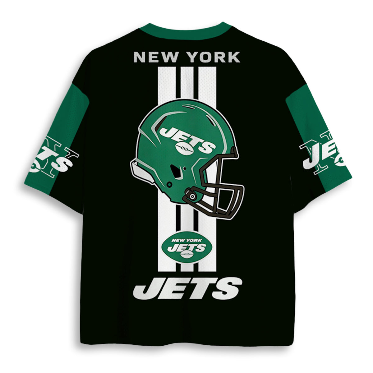 New York Jets Retro Helmet Graphic Jersey Shirts