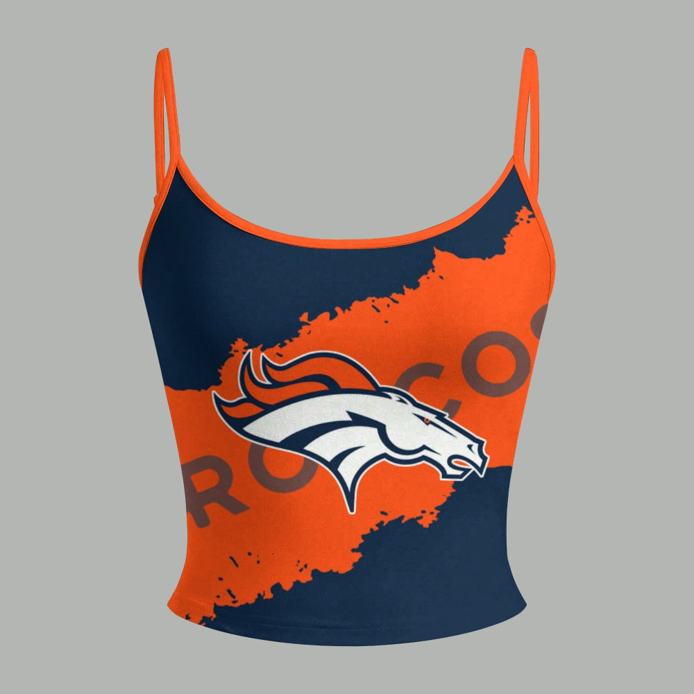 Denver Broncos Top & Elasticated Trousers Two-Piece Set | NFL