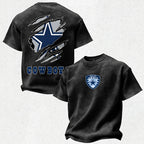 Dallas Cowboys Printed Unisex 100% Pure Cotton Washed T-Shirt