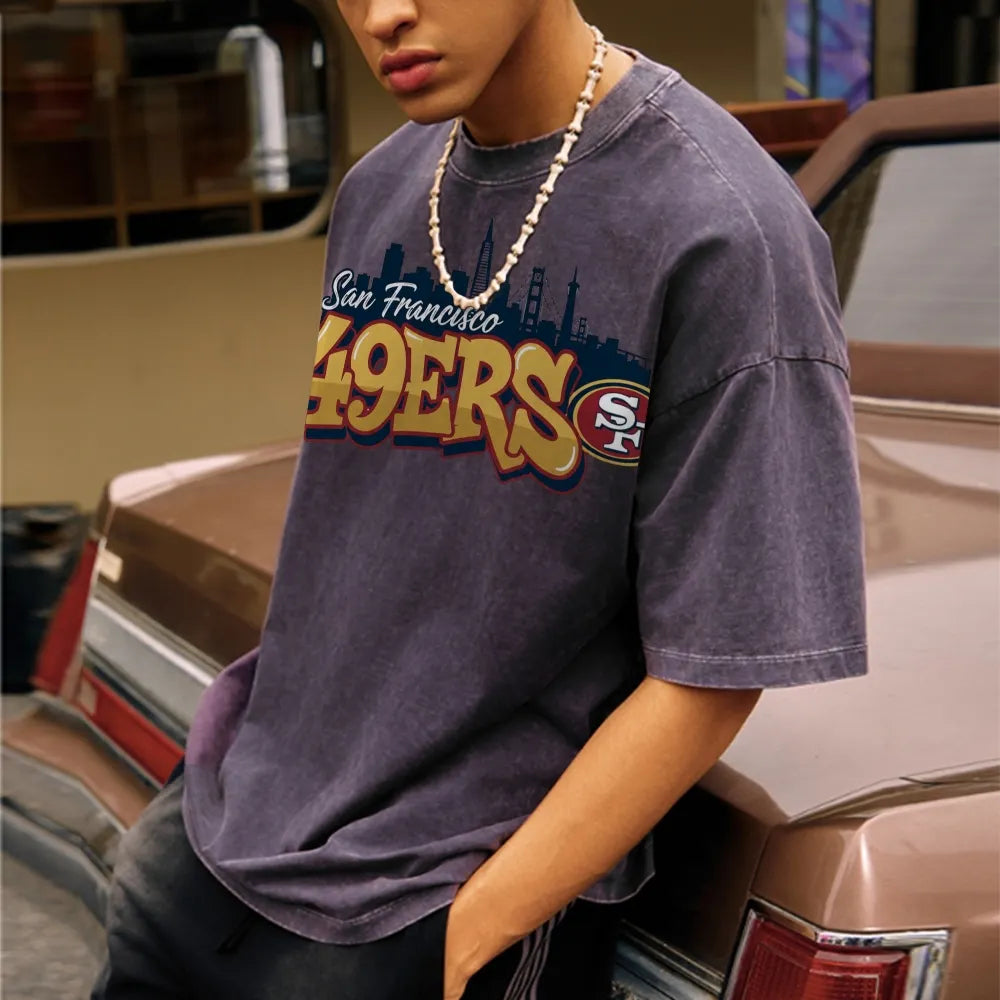 San Francisco 49ers Unisex Vintage Washed T-shirt