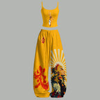 Demon Slayer Top & Elasticated Trousers Two-Piece Set