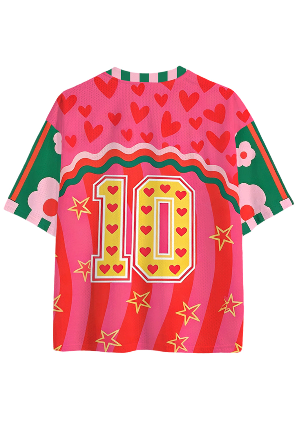 Pink Wave Star Colombia Game Day Mesh Jersey Shirts