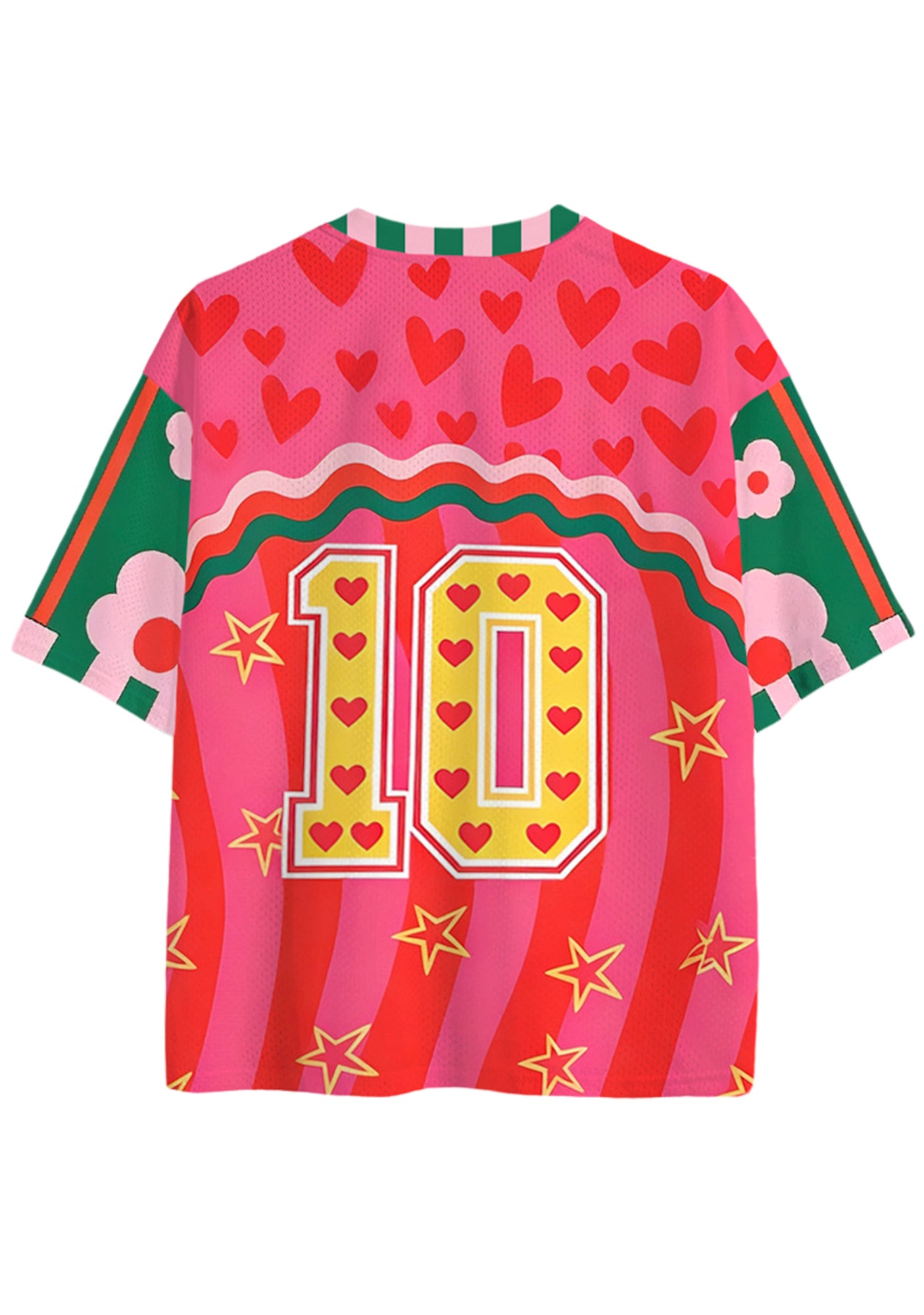 Pink Wave Star Colombia Game Day Mesh Jersey Shirts