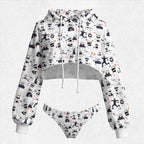 Women's Hooded Thicken Suit Set 2605016856