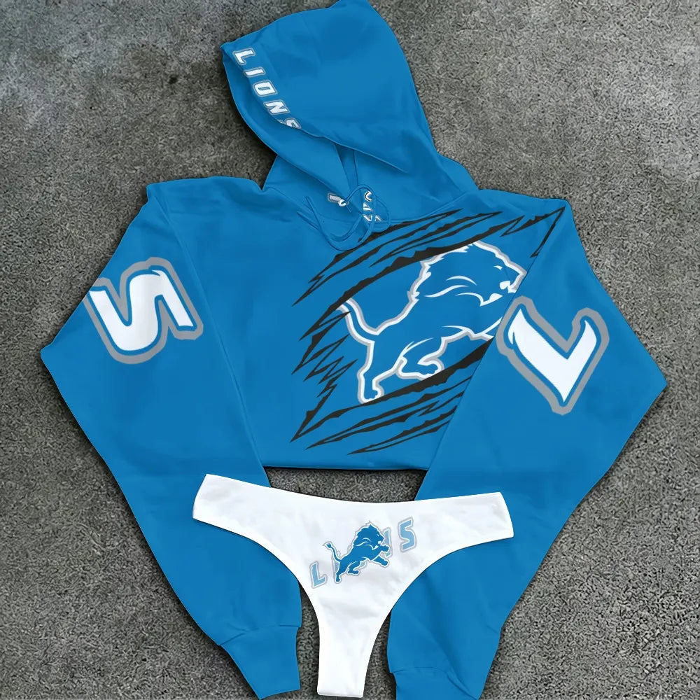 Detroit Lions Women's Hoodie Set